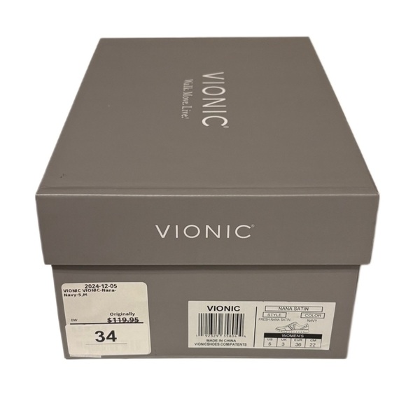 Vionic Women's Navy and White Sneakers - Picture 10 of 10
